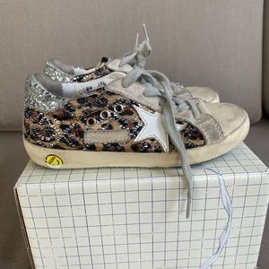 Golden Goose girls leopard sneakers Size EU27/US10